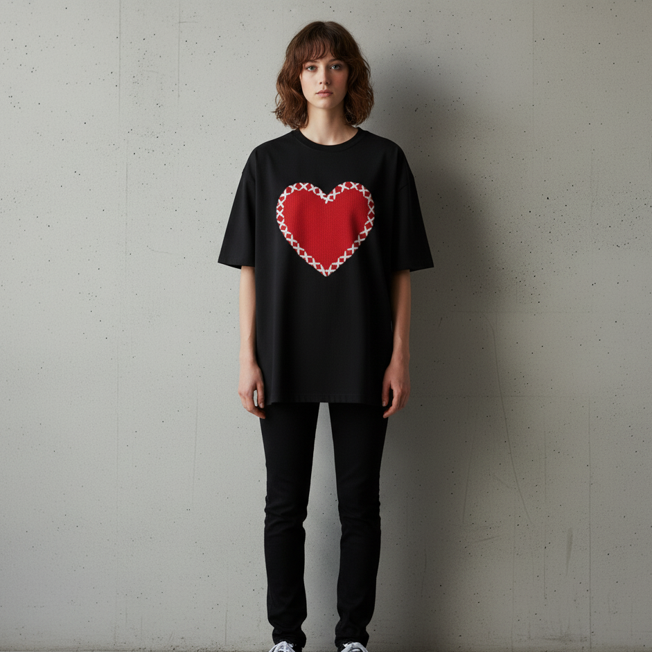 Heart - Oversized T shirts