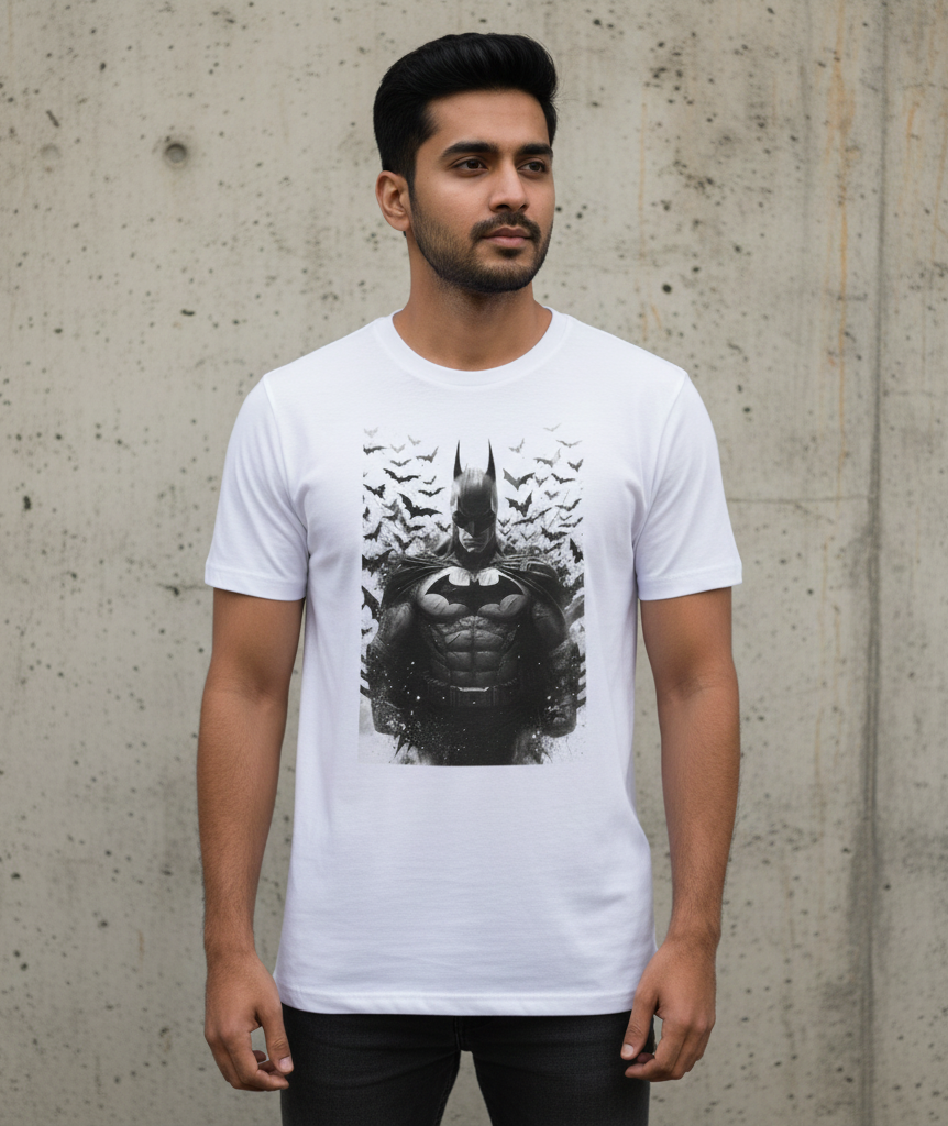 Batman -  Round Neck T shirt